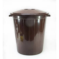 Популярний! Контейнер для сміття Горизонт 48 x 43.5 см Коричневий 45 л (гор-02042/коричневий) - Краща якість тільки на