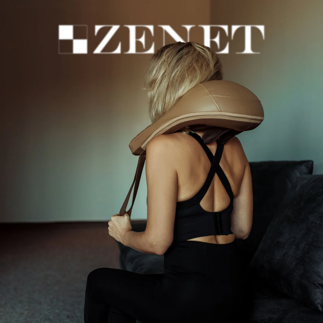 Роликовий масажер Zenet Zet-759 масаж шиацу для шиї, спини і плечей, фото 1