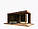 Модульна сауна Thermowood CUBEх3 Потрійний Куб 6,87х2,56м від виробника Thermowood Production, фото 3