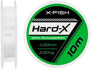 Флюрокарбон X-Fish Hard-X 10m (clear) 0.23mm 3.30kg