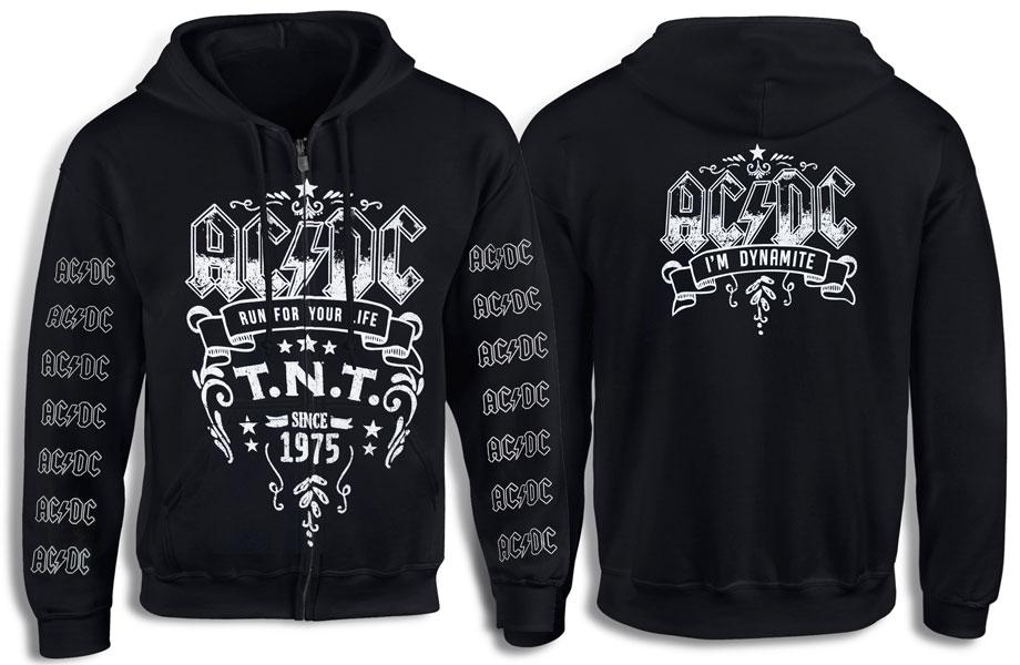 Толстовка на змійці AC/DC TNT