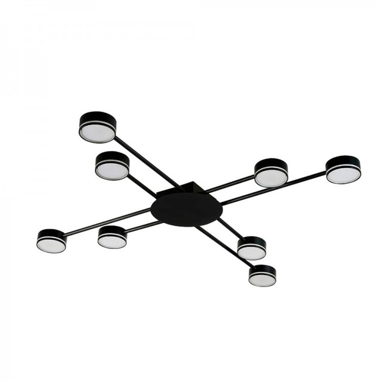 Накладний LED-світильник чорного кольору під лампу GX53 Ardero ML482-8