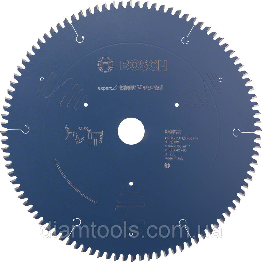 Пильний диск універсальний Bosch 300x30x96z K2.4/1.8 Expert for Multimaterial