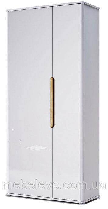 Шафа Стелла / Stella 2Д 1950х900х400мм білий глянець Миро-Марк