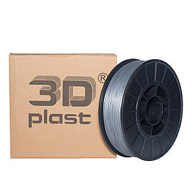 Філамент PLA 1,75мм 0,85кг, сірий-металік