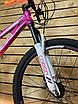 Велосипед підлітковий 24" Corso Genesis G-24716 на зріст 120-135 см рожевийІ  УЦІНКА ВМ'ЯТИНА НА РАМІ, фото 7