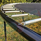 Батут для дітей Jumpi 374 см/12 футів Maxy Comfort Plus, чорний із внутрішньою сіткою, фото 4