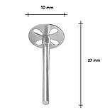 Диск педикюрний PODODISC EXPERT XS в комплекті зі змінним файлом 180 грит 5шт (10мм), фото 2