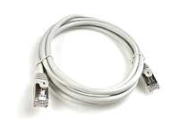 Сетевой кабель LAN CAT6, 2м, белый, для высокоскоростного интернета