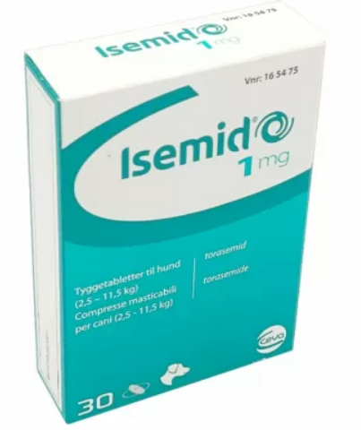 Ceva Isemid сечогінний засіб для собак 1 мг 10 таблеток (1 блістер)