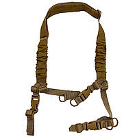 Ремінь збройовий трансформер Койот трьохточковий, двоточковий, одноточковий MELGO