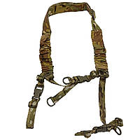 Ремінь збройовий трансформер Cordura Мультикам трьохточковий, двоточковий, одноточковий MELGO