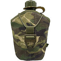 Фляга армійська 1л в чохлі МТР MELGO (фляга тактична польова індивідуальна)