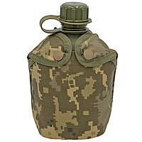 Фляга армійська 1л в чохлі Molle Піксель IRR Cordura 500 D MELGO