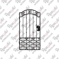 Кована хвіртка 2000х1010.(КД-18) КОМПЛЕКТ ЕЛЕМЕНТІВ