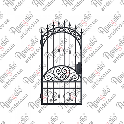 Кована хвіртка 2000х1000.(КД-16). КОМПЛЕКТ ЕЛЕМЕНТІВ