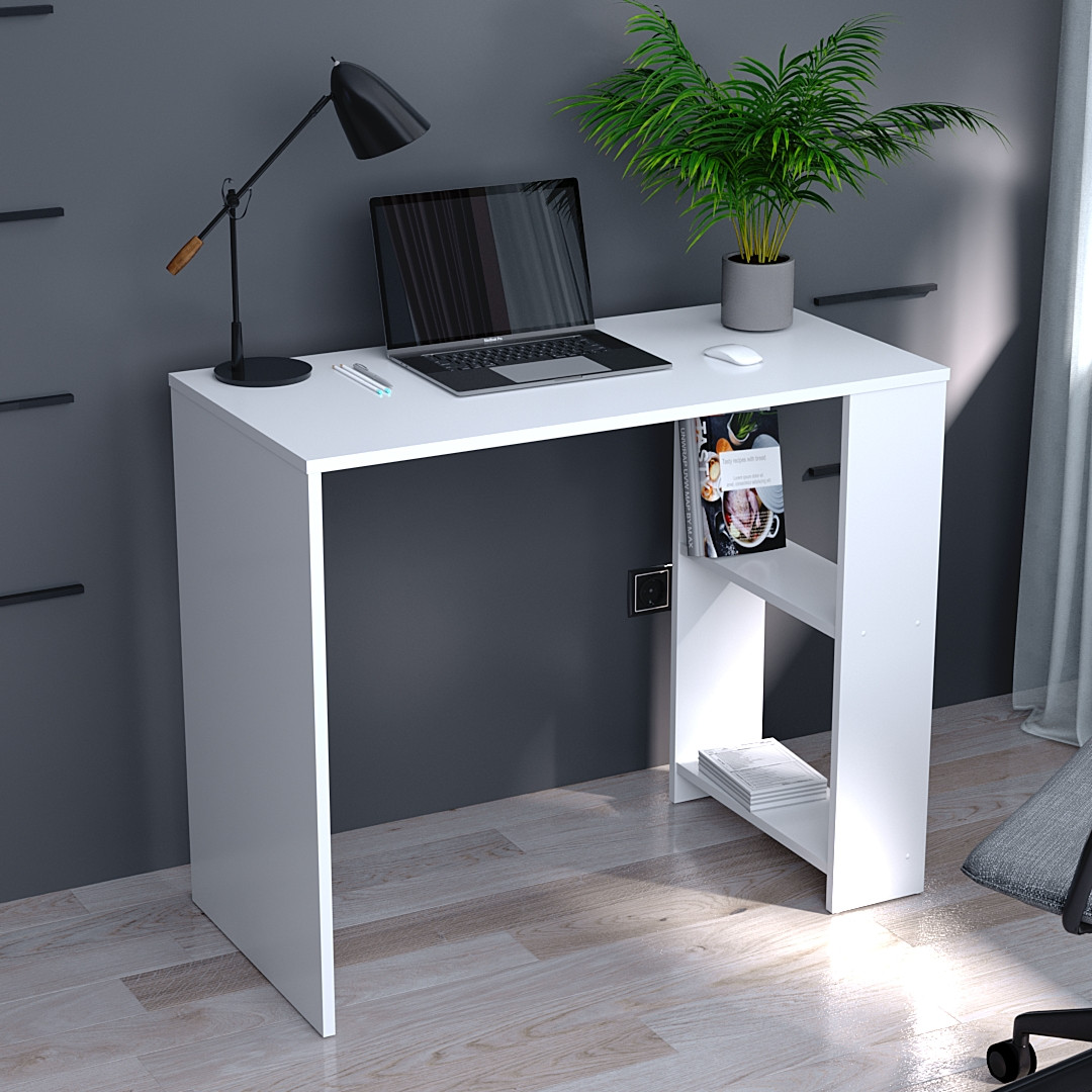 Письмовий стіл Вт-333, Білий (90/74/40), фото 1