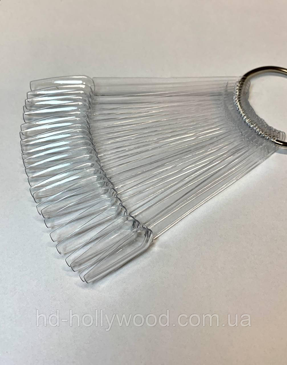 Тіпси палітра для зразків Балерина/Ballerina пластикові прозорі 50 шт, фото 1