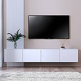 Тумба ТВ "Капрі" навісна, К-506, Біла (180/33/35), фото 3