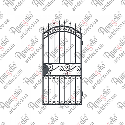 Кована хвіртка.2020х920 (КД-11) КОМПЛЕКТ ЕЛЕМЕНТІВ