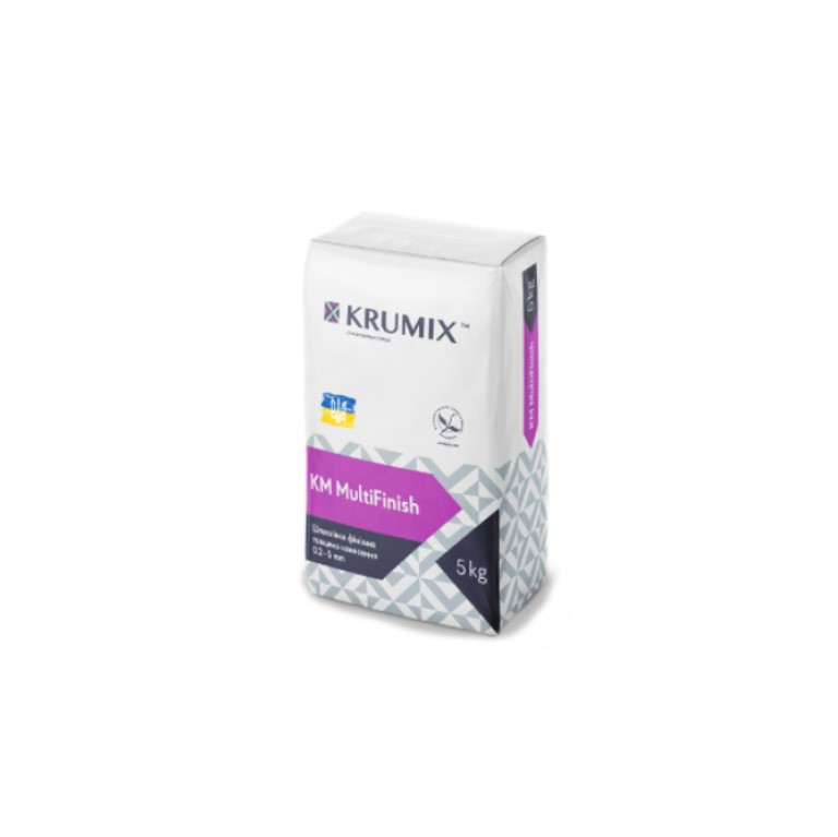 Шпаклівка гіпсова Мультифініш KRUMIX,5кг