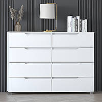 Комод "Бостон" К-407, Білий матовий (140/99/40)