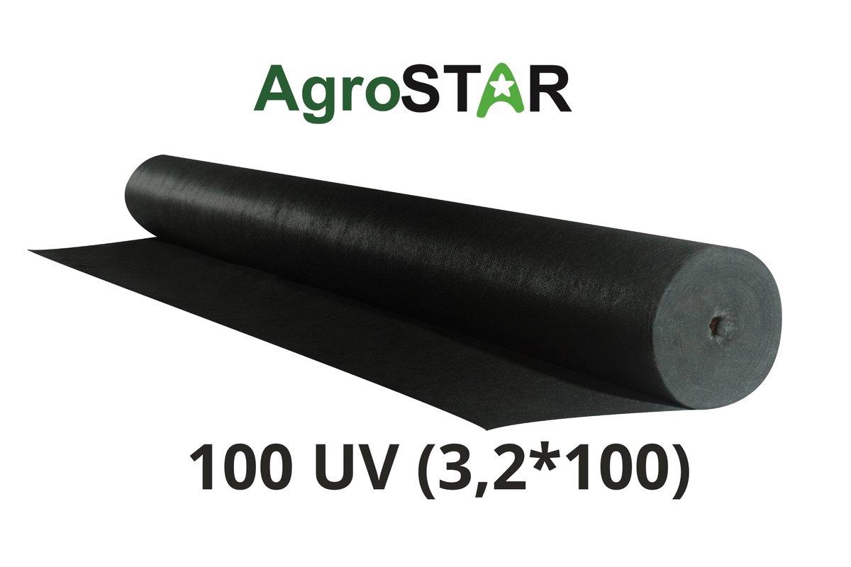 Агроволокно"AgroStar"100 UV чорне(3,2*100)