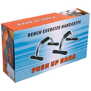 Упори для віджимань SP-Sport FI-3972 PUSH-UP BAR 15x25см металік Код FI-3972, фото 4