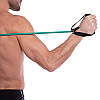 Еспандер трубчастий з ручками з дверним фіксатором FI-2659-G 15LB (латекс,d-9x6мм, l-120 см, зелений) Код, фото 8