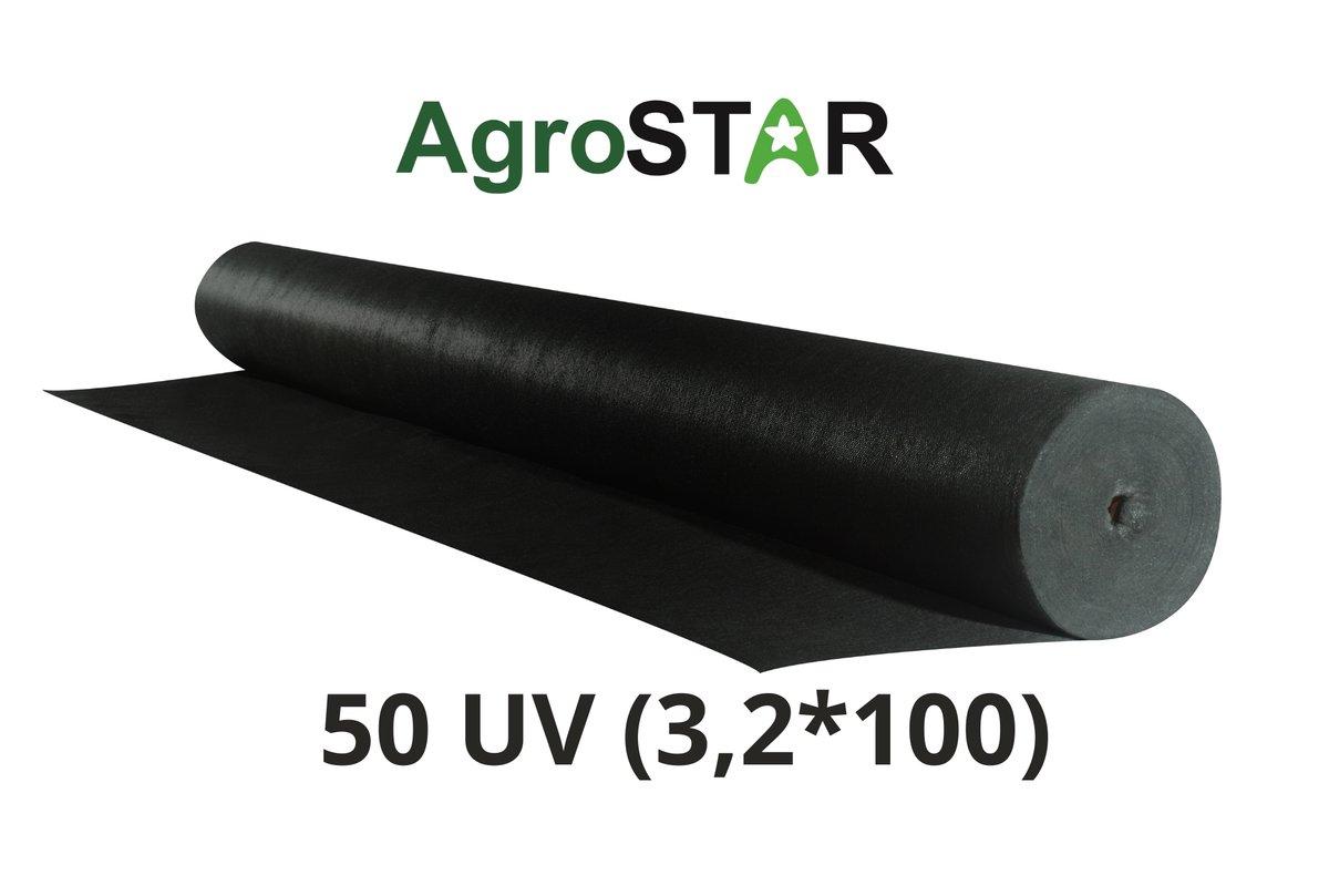 Агроволокно"AgroStar" 50 UV чорне(3,2*100)