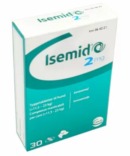 Ceva Isemid сечогінний засіб для собак 2 мг 10 таблеток (1 блістер)