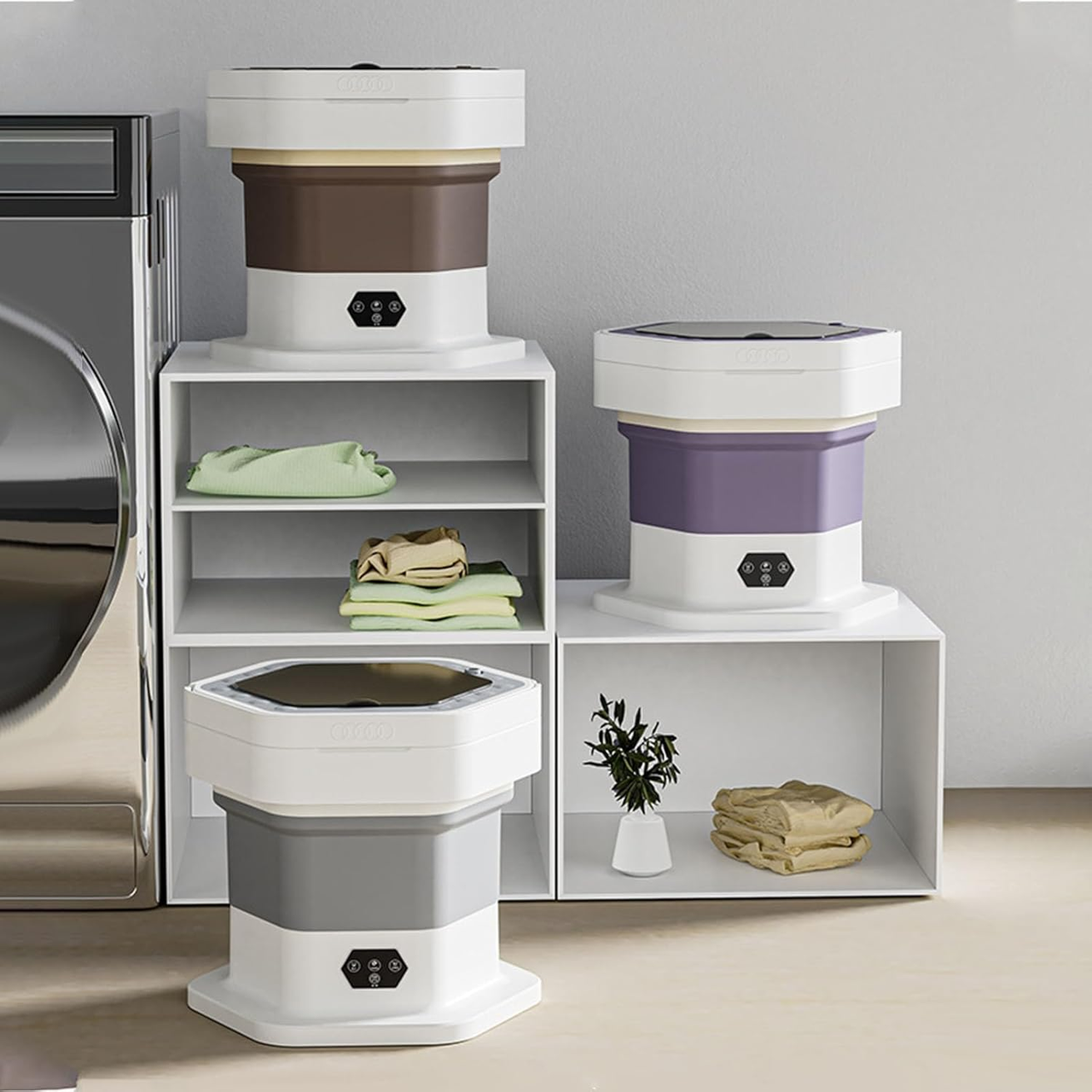 Пральна машина складана від мережі до 5,5 кг JD-89, фото 1