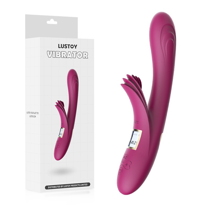 Вібратор для жінок Stretching Suction Vibrator Purple kitty.in.ua, фото 1