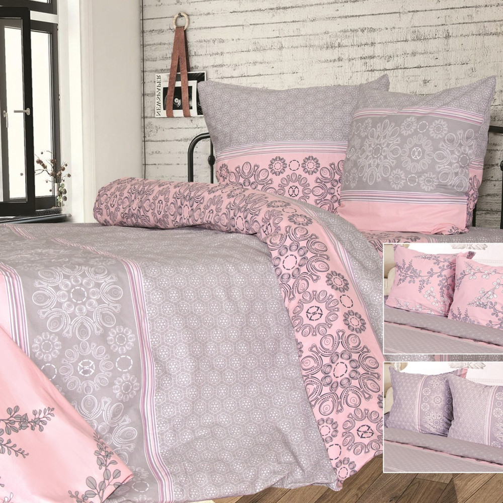 Постільна білизна Полуторний з нав. 70х70см бязь набивна тм Ярослав t330, фото 1