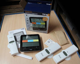 Цифровий термогігрометр TFA Klima&Home WeatherHub 30.3060.01.IT | Вимірювання температури та вологості, Контроль клімату вдома, фото 3