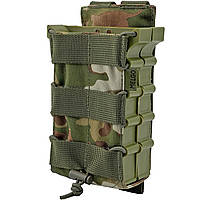 Підсумок на 2 магазини корпусний відкритий (Мультикам, Піксель, Олива, Койот, Чорний) MELGO