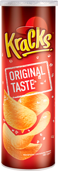 Чипси Kracks з оригінальним смаком 160 грамів у пакованні як Pringles