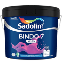 Sadolin BINDO 7 BW Шовковисто - матова фарба, що миється ( Біндо 7 Садолін ) 9л.