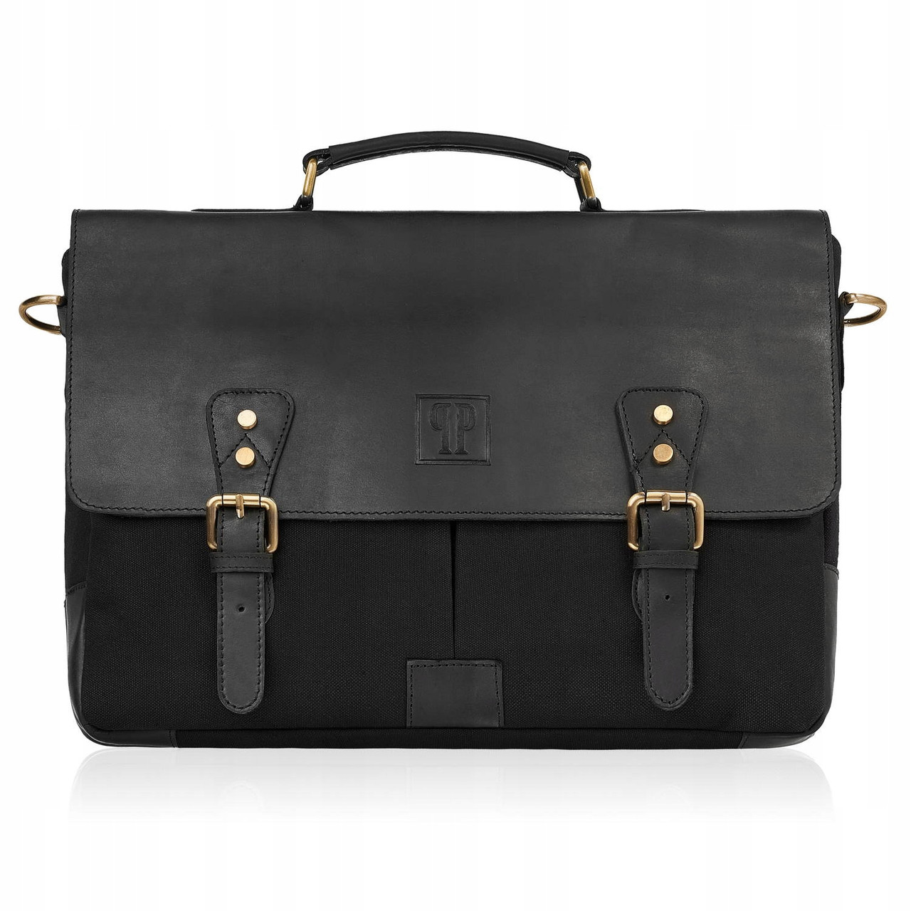 Чоловіча сумка через плече коричнева молодіжна вінтажна шкіряна Paolo Peruzzi, фото 1