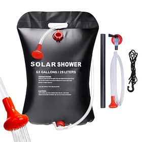 Туристичний душ Bass Polska 25 л з насосом та гнучким шлангом для кемпінгу