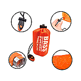 Термоспальний мішок Bass Polska BH 41980 із сигнальним свистком та утеплювачем для активного відпочинку, фото 3