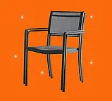 Класичне садове крісло GardenLine ANH6128 з універсальним дизайном для кафе та ресторанів., фото 11