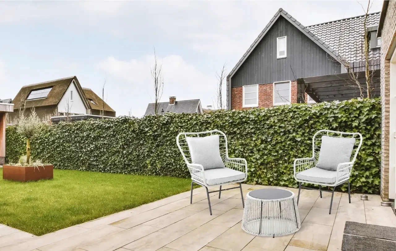 Садові меблі з білого ротанга Garden Line ABI8052 для тераси та відкритих майданчиків, фото 1