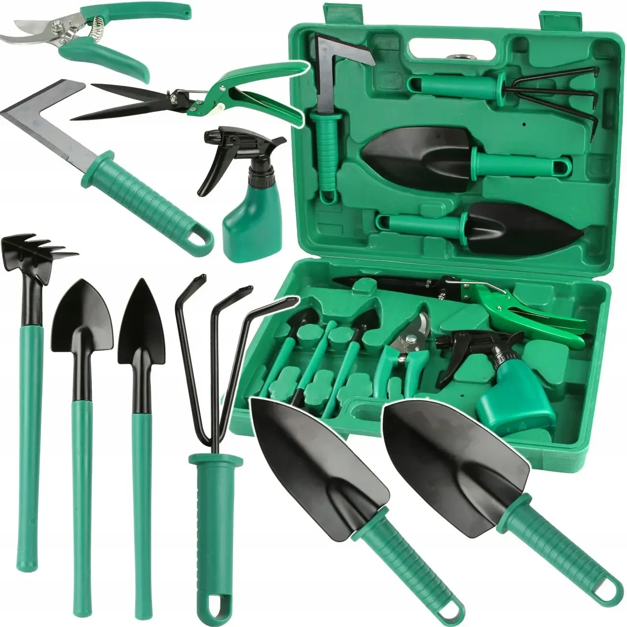 Валіза Garden Line LAR3594 з набором садових інструментів для професійного догляду за рослинами, фото 1