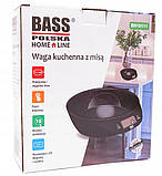 Кухонні електронні ваги Bass Polska BH 10111 із чашею, точність від 1 г до 5 кг, фото 11