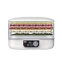 Електрична сушарка для продуктів Bass Polska BH-10602 з функцією дегідрації для фруктів, овочів та грибів