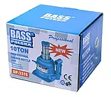 Гідравлічний домкрат Bass Polska 3316 на 10 тонн з двома поршнями для автосервісу та максимальною міцністю, фото 9