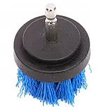 Набір нейлонових щіток для чищення автомобіля Bass Polska 2952 (3 шт) на шуруповерт, фото 4