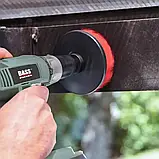 Набір нейлонових щіток для чищення автомобіля Bass Polska 2952 (3 шт) на шуруповерт, фото 6