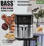 Безмаслена аерофритюрниця Bass Polska BH 10875 з функцією багатофункціональної печі 65 л та потужністю 2200 Вт, фото 4